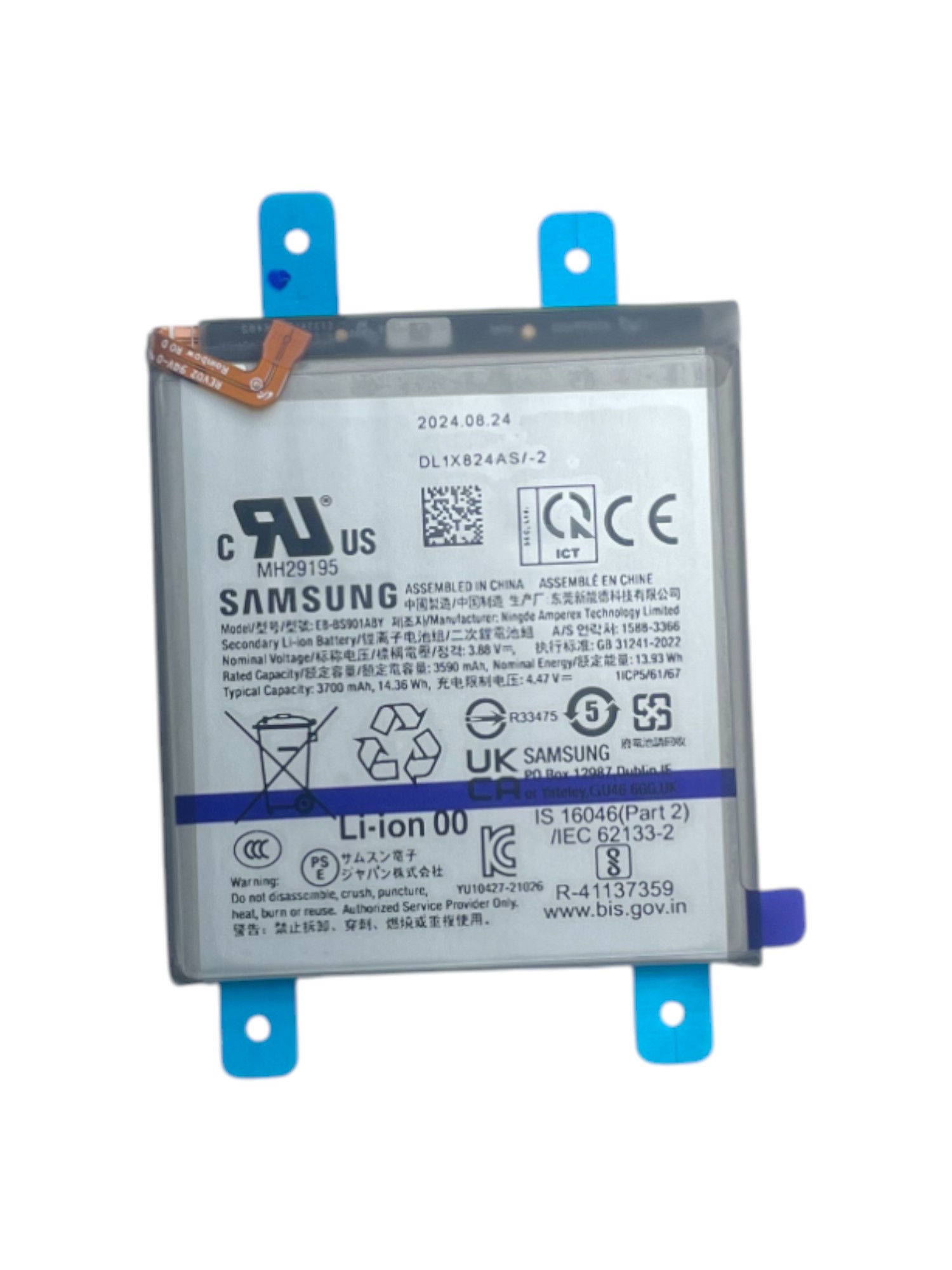 Akkumulátor (Gyári) - Samsung A13 5G; A136B ; EB-BA136ABY - 1ICP6/64/86 - 4900mAh
