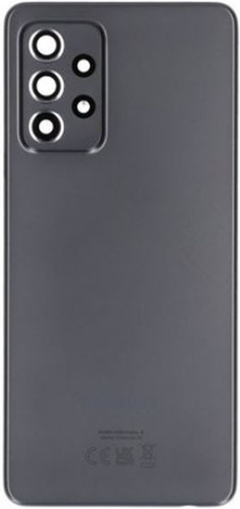 Hátlap (Gyári) - Awesome Fekete, Samsung Galaxy A52s (5G); SM-A528
