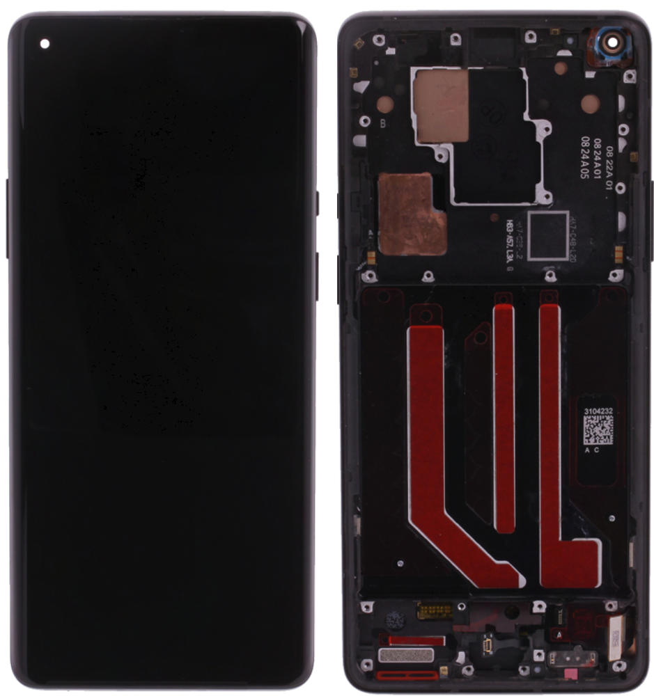 Kijelző (Felújított) - Fekete, For OnePlus 8 Pro