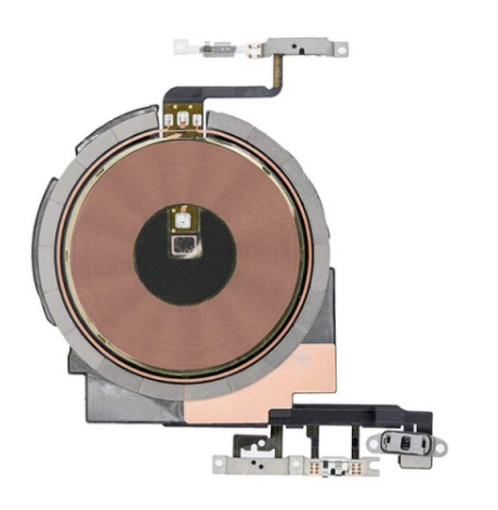 Wireless charging incl. Flex kábel Hangerőgomb (Legjobb minőségű utángyártott), For iPhone 13