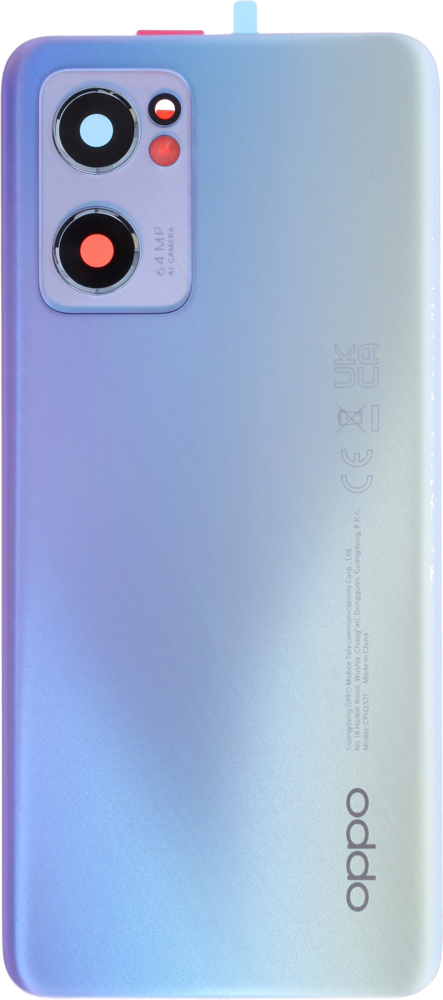 Hátlap (Gyári) - Kék, Oppo Reno 7 (5G) / Find X5 Lite