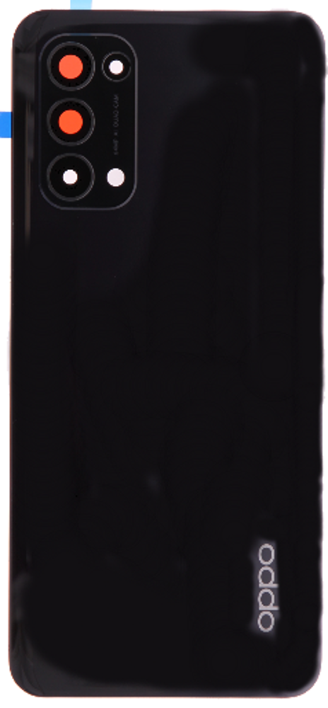 Hátlap (Gyári) - Fekete, Oppo Find X3 Lite / Reno 5
