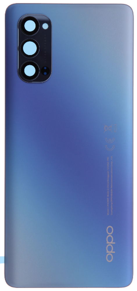 Hátlap (Gyári) - Kék, Oppo Reno 4 Pro