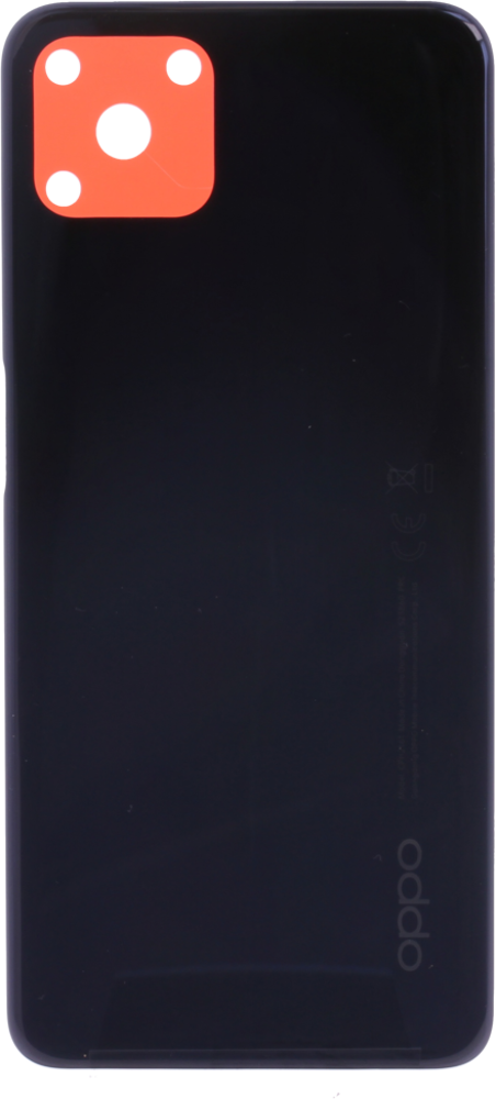 Hátlap (Gyári) - Fekete, Oppo A73 (5G)