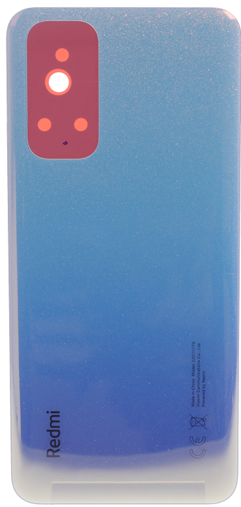 Hátlap (Gyári) - Kék/Zöld, Xiaomi Pirosmi Note 11