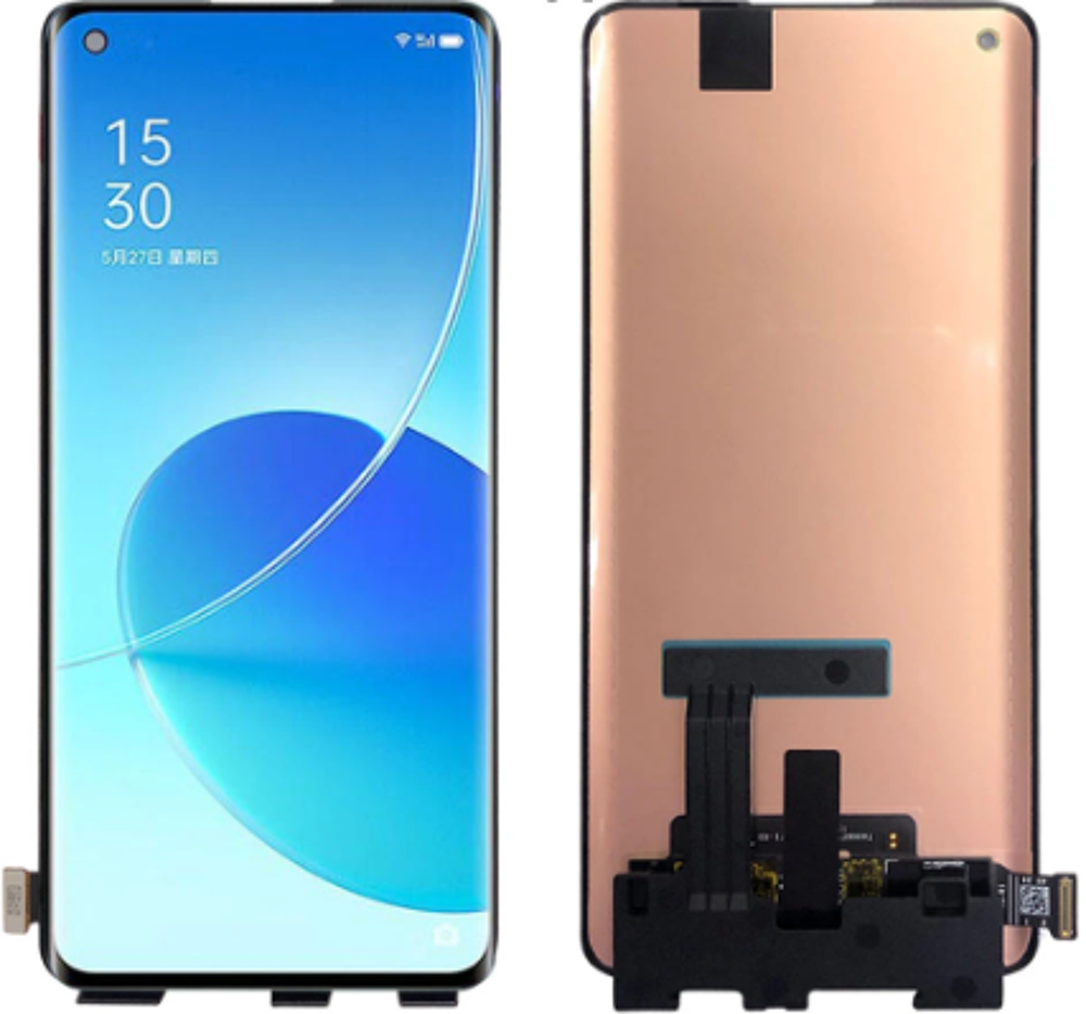 Kijelző keret nélkül (Felújított), For OPPO Reno 6 Pro (5G)