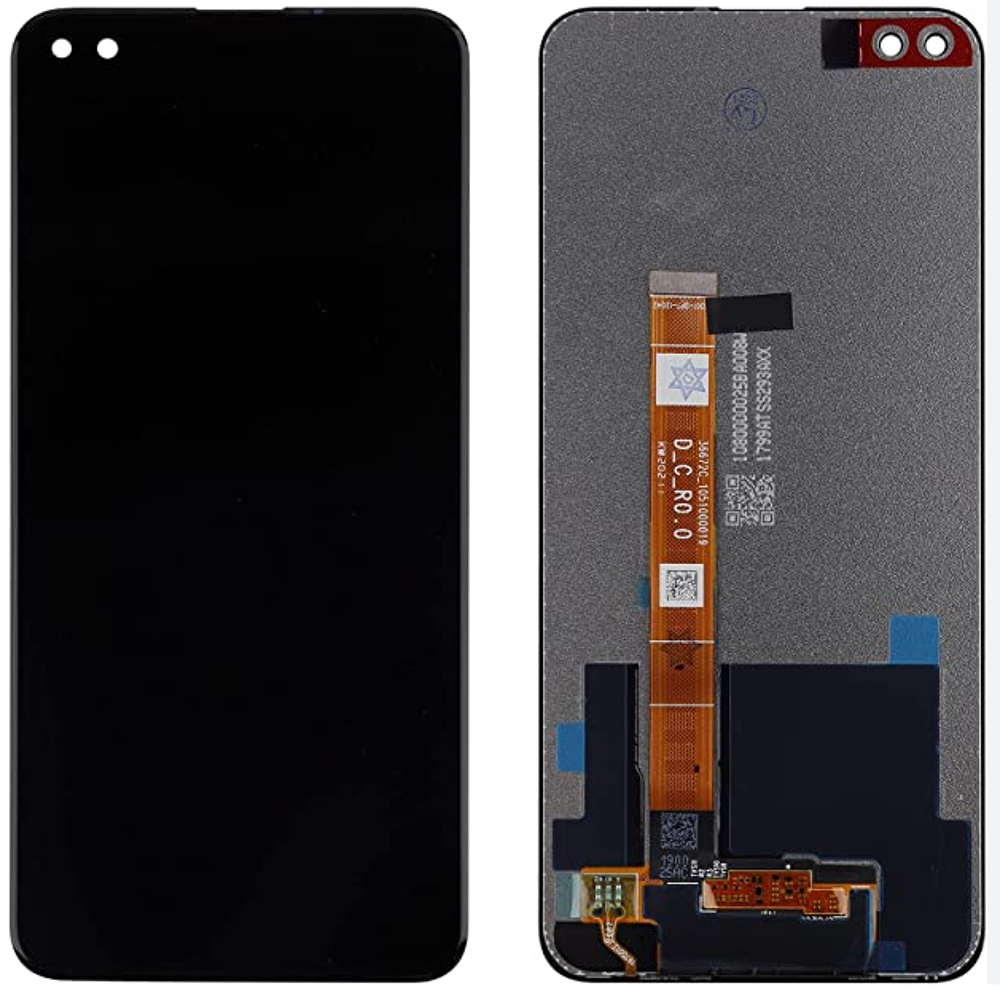 Kijelző keret nélkül (Felújított), For OPPO Reno 4Z (5G) / A92s