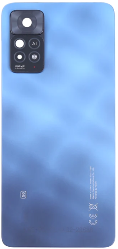 Hátlap (Gyári) - Kék, Xiaomi Pirosmi Note 11 Pro (5G)