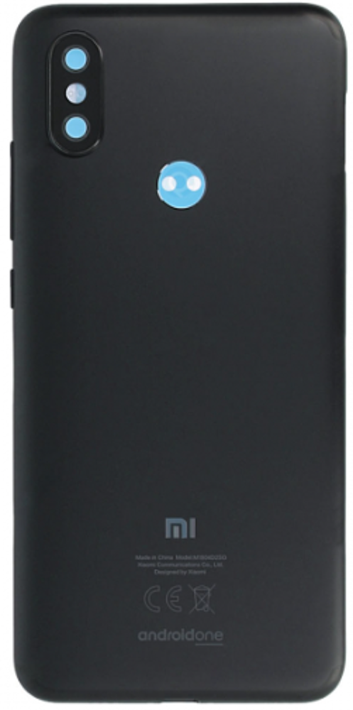 Hátlap (Gyári) - Fekete, Xiaomi Mi A2