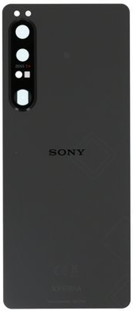 Hátlap (Gyári) - Fekete, Sony Xperia 1 IV