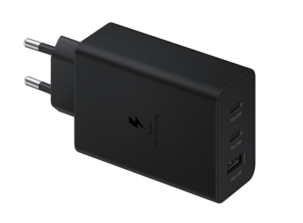 Bliszters Samsung Hálózati töltőfej 65W Trio - Fekete 