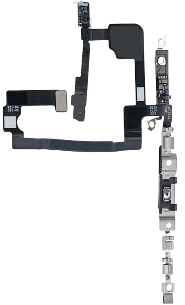 Flex kábel Bekapcsológomb (Bontott), For iPhone 15