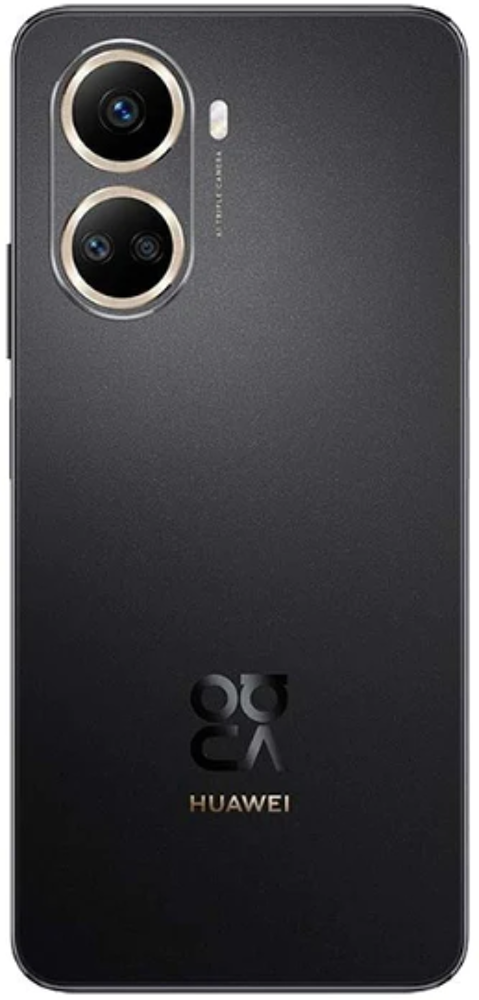 Hátlap (Gyári) - Fekete, Huawei Nova 10 SE