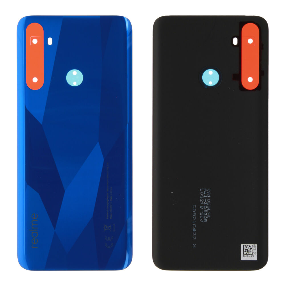 Hátlap (Gyári) - Kék, Realme 5