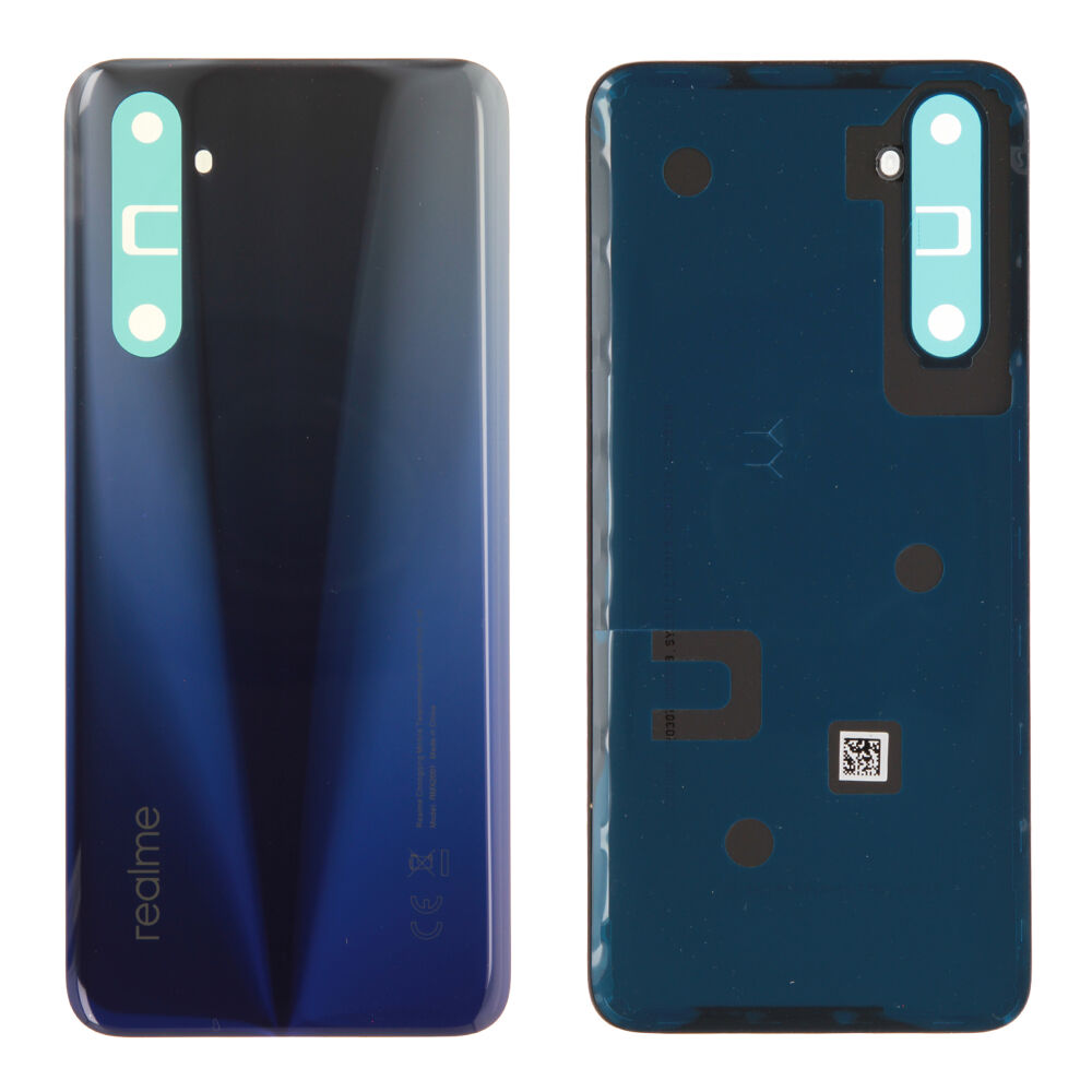 Hátlap (Gyári) - Kék, Realme 6