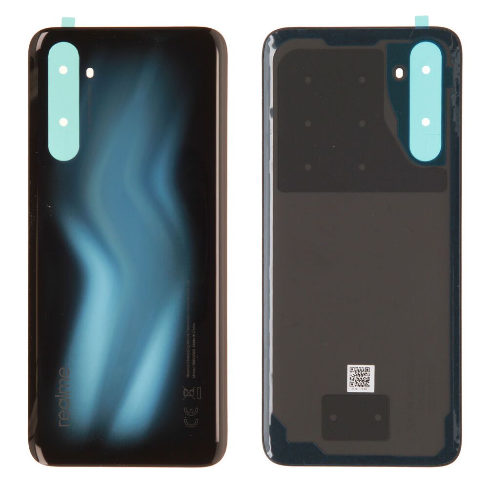 Hátlap (Gyári) - Kék, Realme 6 Pro