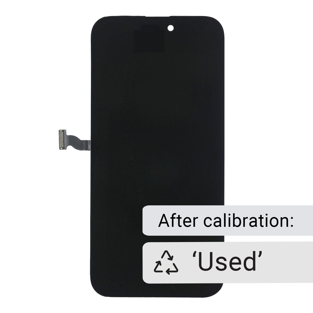 Gyári bontott kijelző (karcmentes, flex kábellel,  iOS18 használták ) iPhone 14 Pro ( soft )