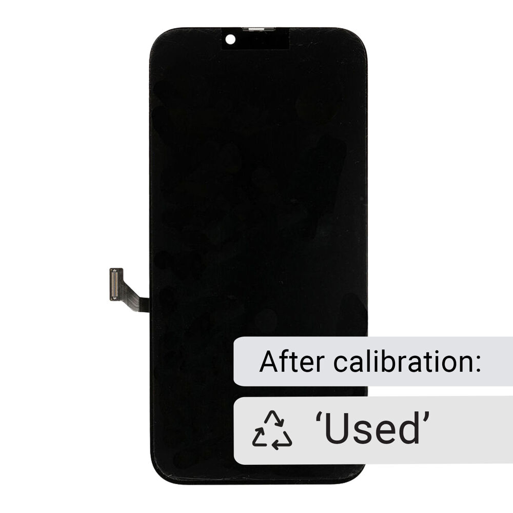 Gyári bontott kijelző (karcmentes, flex kábellel,  iOS18 használták ) iPhone 14 ( soft )