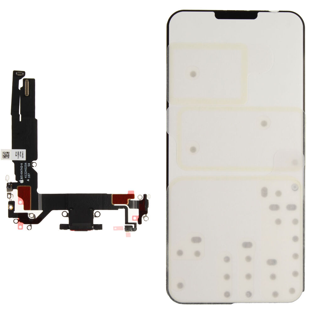 Töltőcsatlakozó (Gyári) - Fekete, Apple iPhone 16