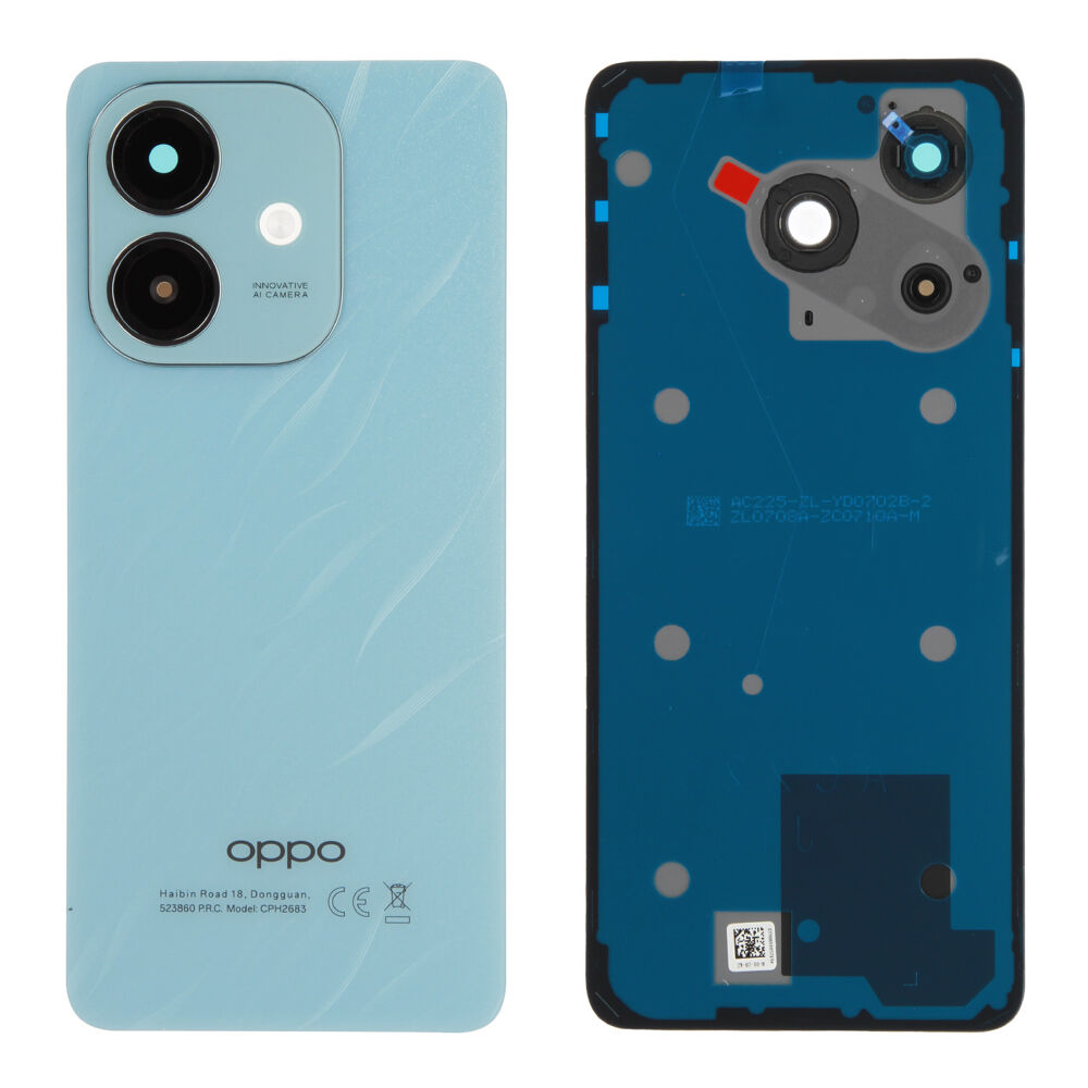 Hátlap (Gyári) - Kék, Oppo A60 4G