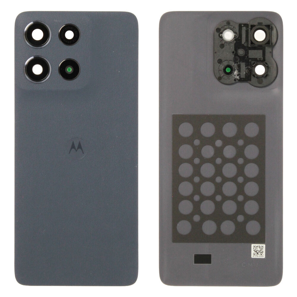 Hátlap (Gyári) - Fekete, Motorola Moto G56