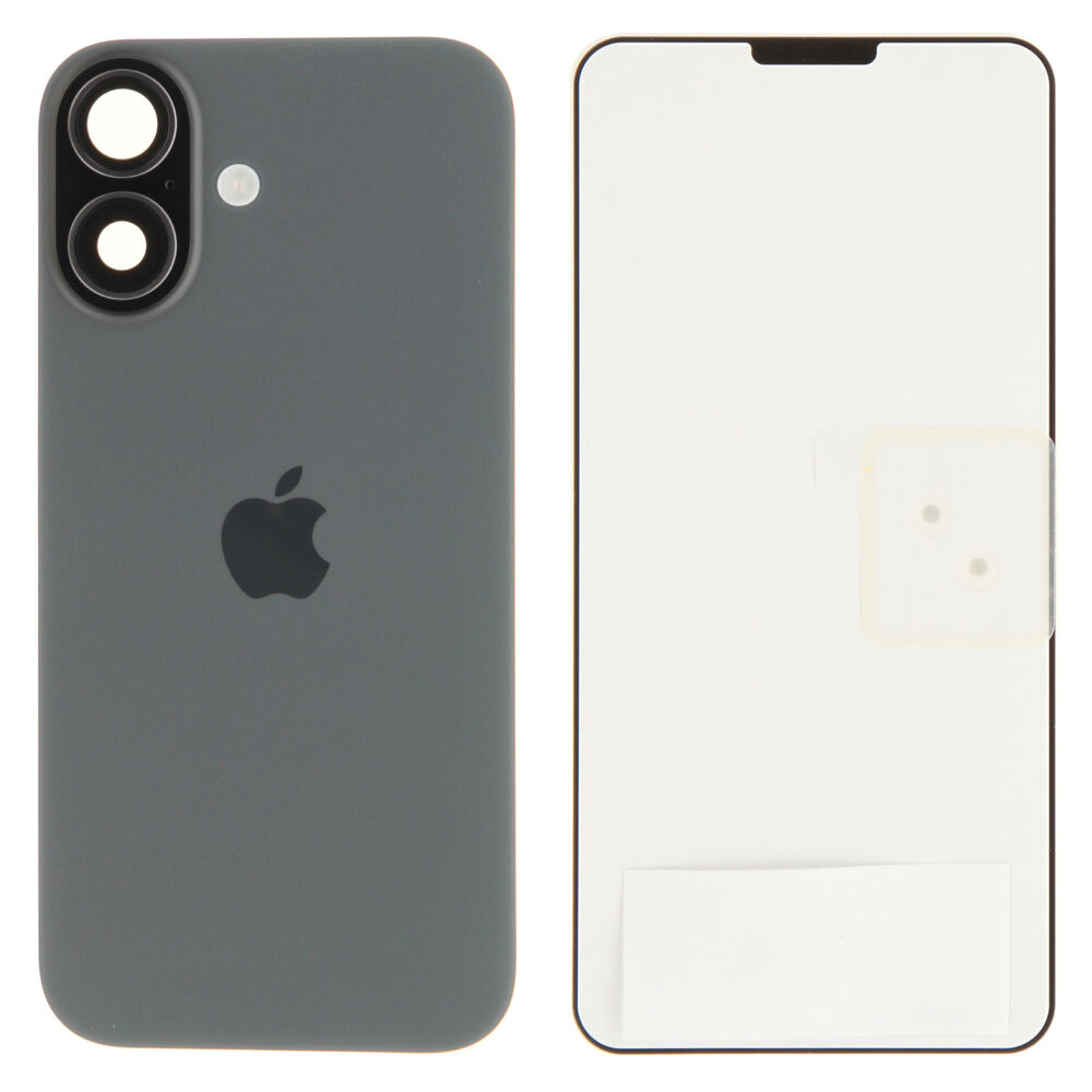 Hátlap (Gyári) - Fekete, Apple iPhone 17