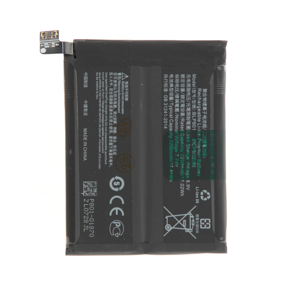 Akkumulátor (Utángyártott), For OnePlus 8T