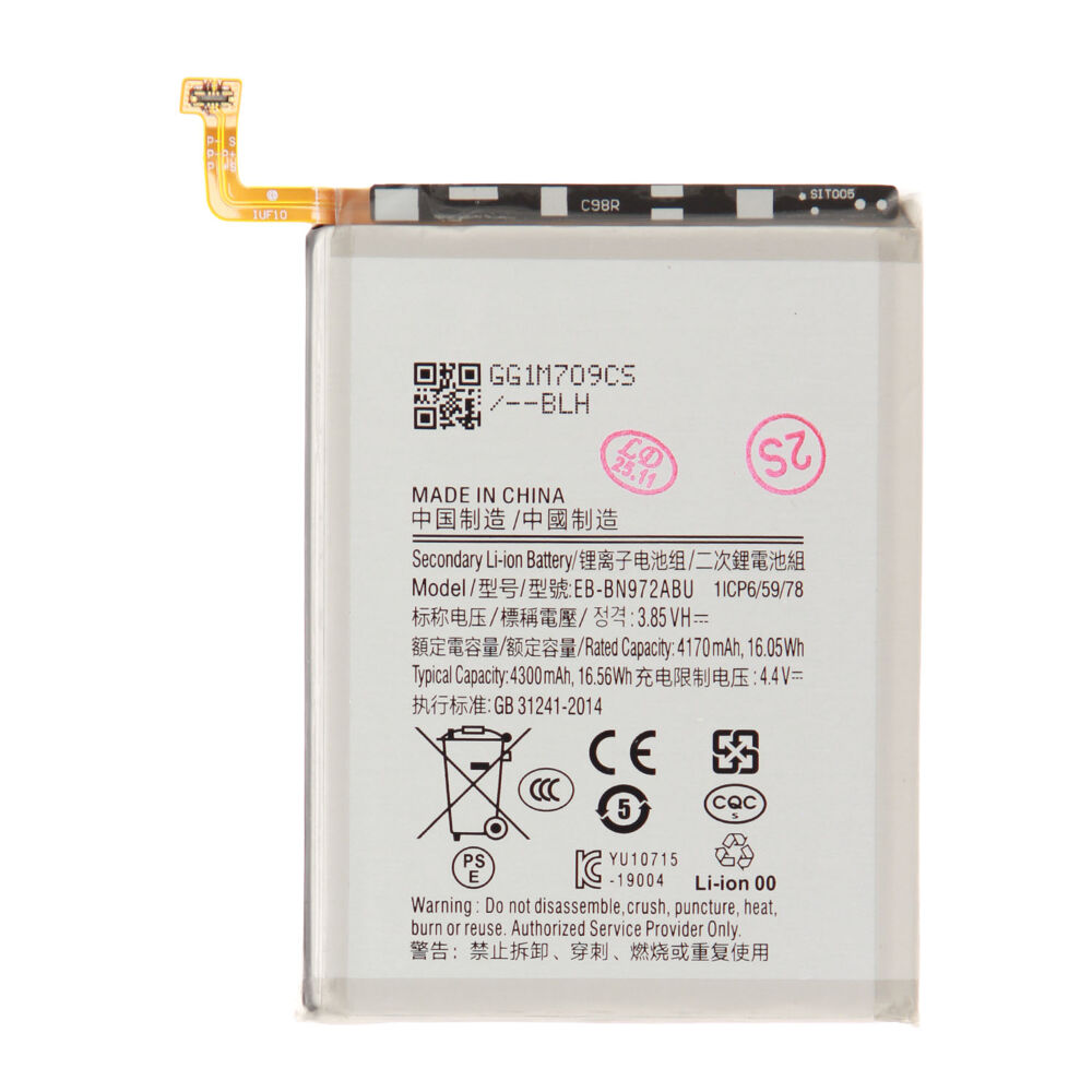 Akkumulátor (Utángyártott) For Samsung Galaxy Note 10 Plus; SM-N975F
