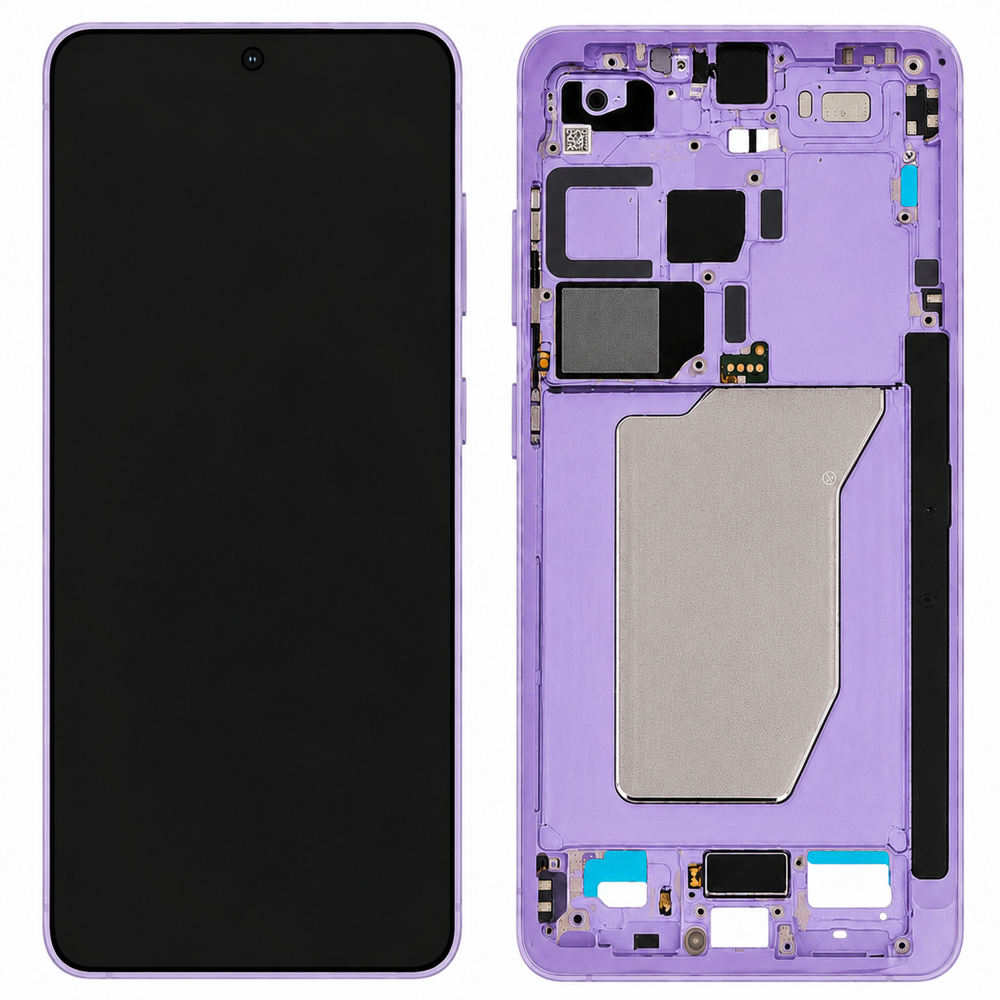 Kijelző incl. pre-assembled frame (Gyári) - Cobalt Violet, Samsung Galaxy S26 Ultra; SM-S948