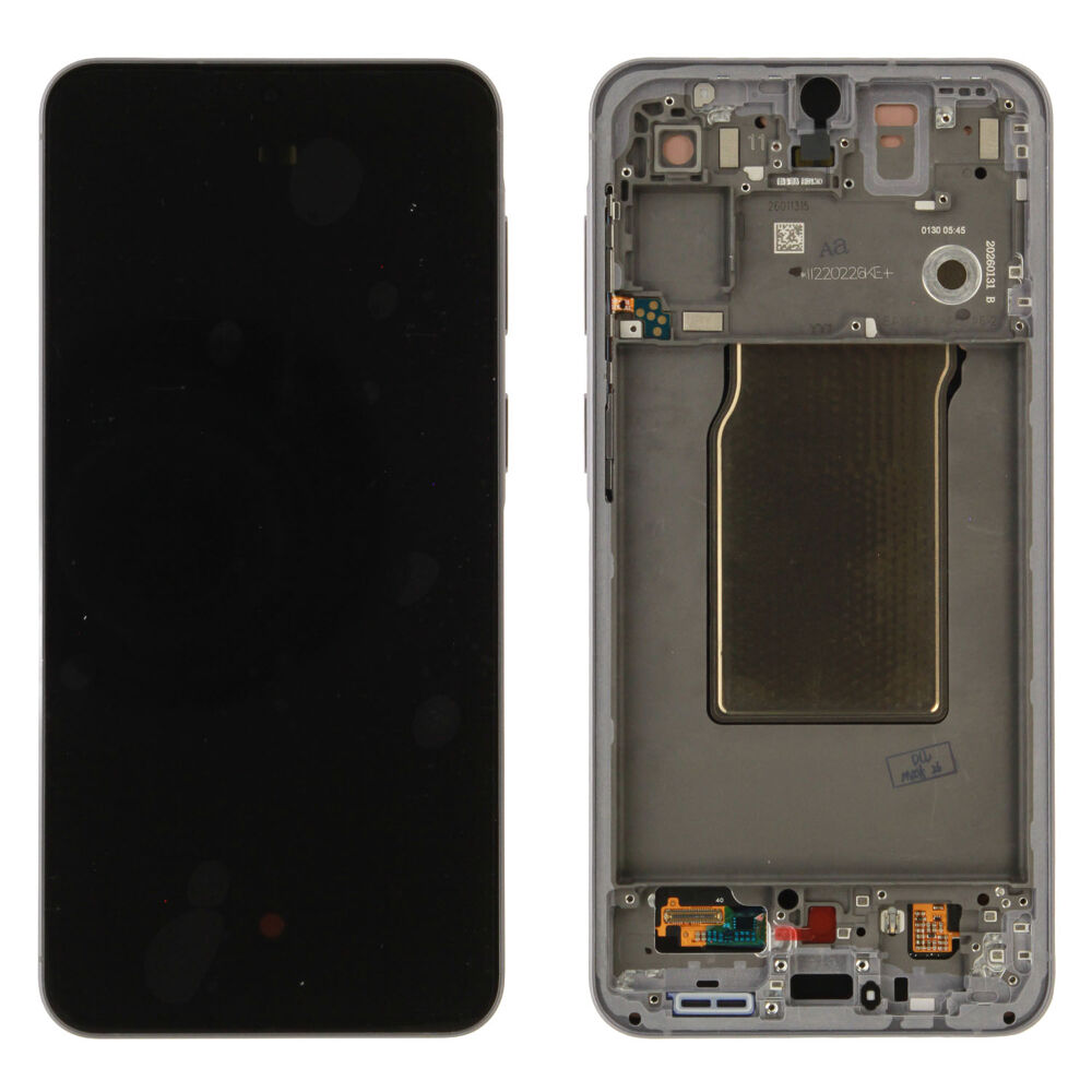 Kijelző incl. pre-assembled frame (Gyári) - Szürke, Samsung Galaxy A57; SM-A576