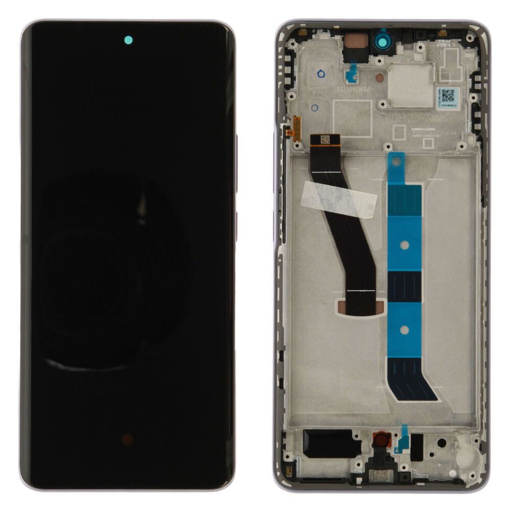 Kijelző (Gyári) - Lila, Xiaomi Pirosmi Note 15