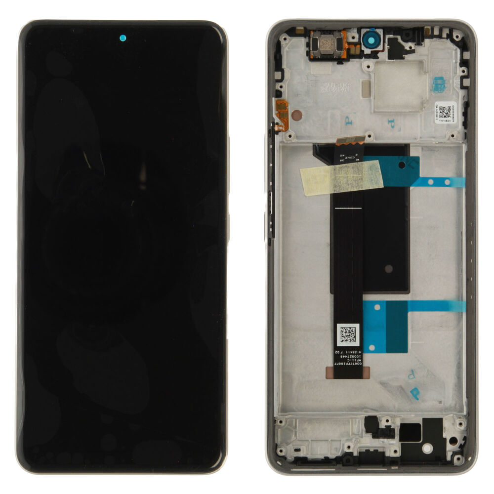 Kijelző (Gyári) - Titanium, Xiaomi Pirosmi Note 15 Pro 4G
