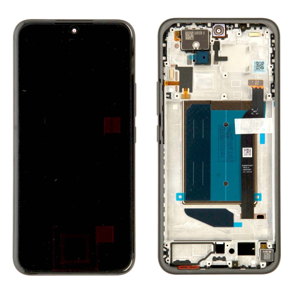 Kijelző (Gyári) - Fekete, Xiaomi Pirosmi Note 15 Pro+