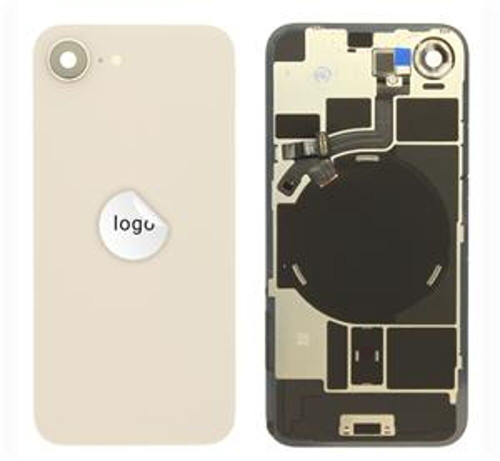 Back glass (Bontott A) - Rózsaszín, For iPhone 17e