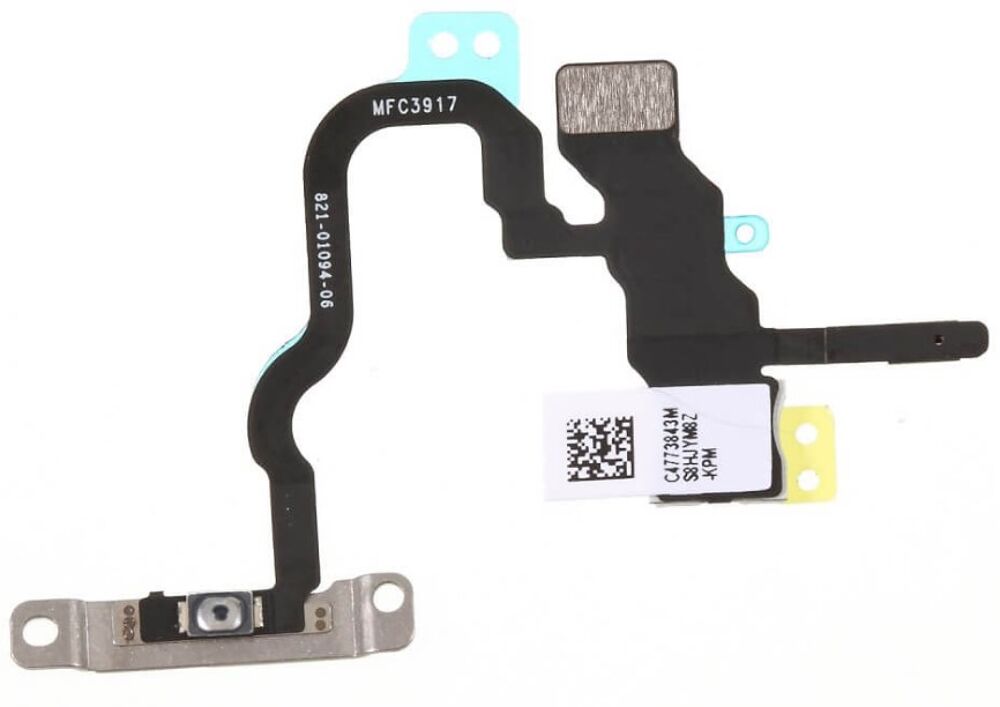 Flex kábel Bekapcsológomb (Bontott), For iPhone X