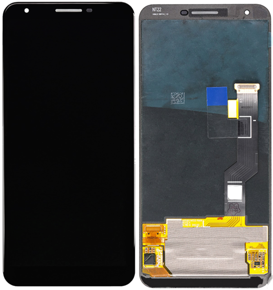 Kijelző keret nélkül & Ragasztószalag (Gyári), Google Pixel 3A XL