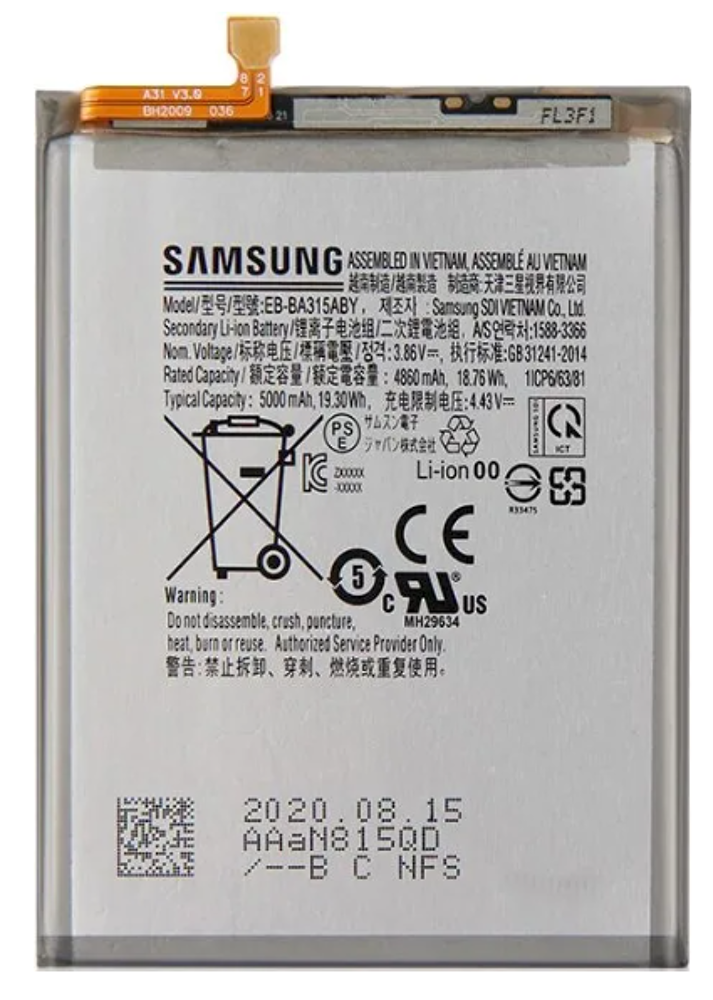 Akkumulátor (Gyári) Samsung Galaxy A32 4G / A31; SM-A325 / SM-A315