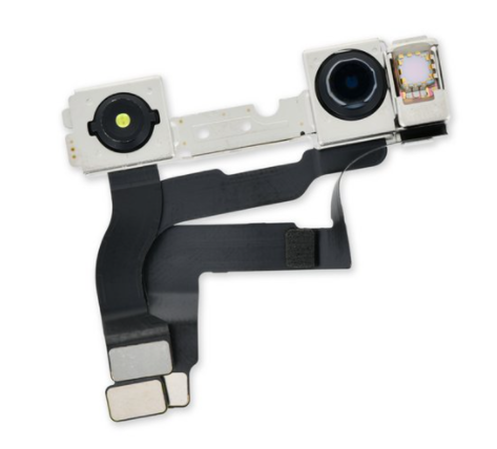 Előlapi kamera incl. Flex kábel sensor (Bontott), For iPhone 12 and iPhone 12 Pro