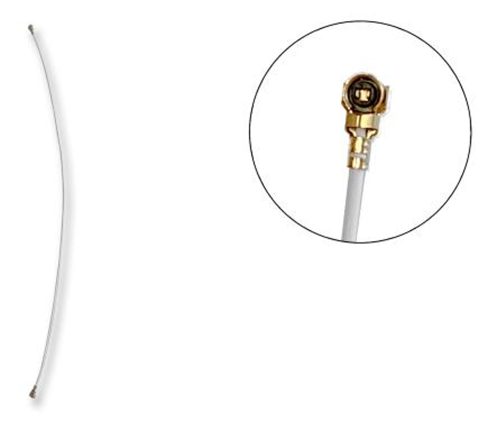 Antenna kábel 141mm (Gyári) - Fehér, Samsung Galaxy A52s / A52 / M53 / M52; SM-A525F / A528B / M536B / M526B