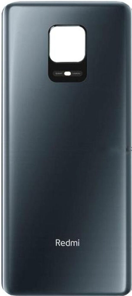 Hátlap (Gyári) - Fekete, Xiaomi Pirosmi Note 9S