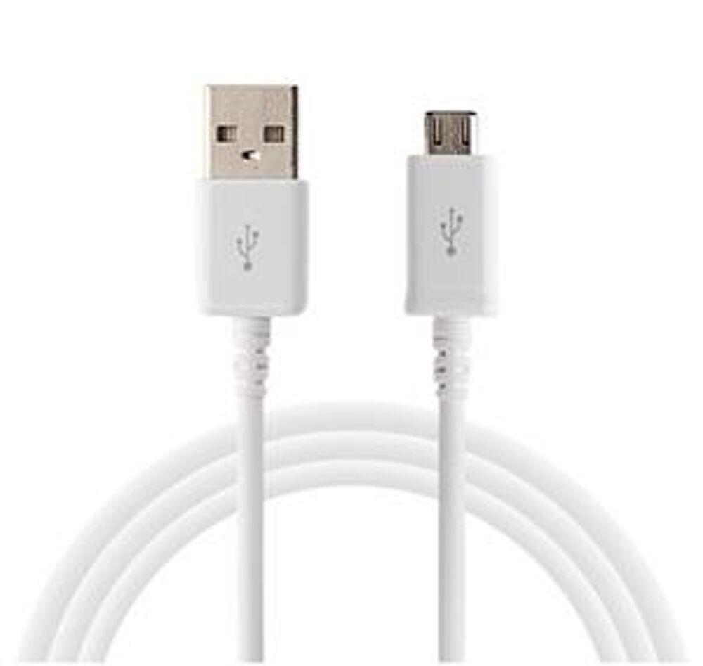 Samsung micro USB cable (1m) - Fehér (ömlesztett csomagolás)
